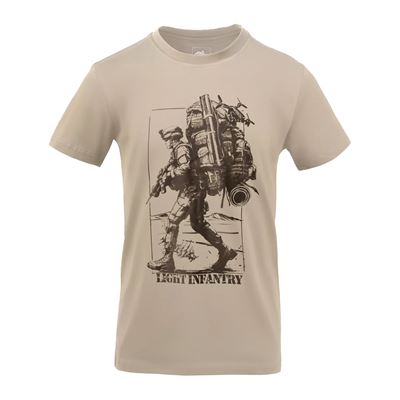 T-SHIRT LIGHT INFANTRY KHAKI