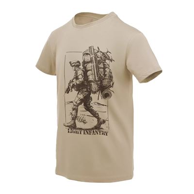 T-SHIRT LIGHT INFANTRY KHAKI