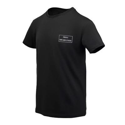 T-SHIRT FRONT TOWARD ENEMY BLACK