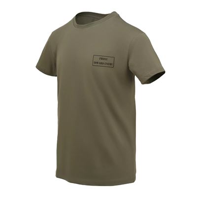 T-SHIRT FRONT TOWARD ENEMY OLIVE GREEN