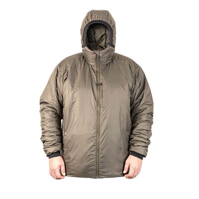 Winter jacket BARRA with hoodie Climashield® OLIV