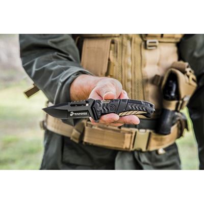 USMC Linerlock A/O BLACK United Cutlery UC3228 3