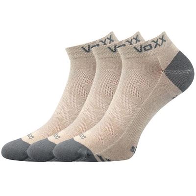 Bamboo sports socks BOJAR short set of 3 BEIGE VOXX V-1165-B 2