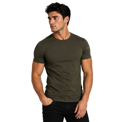 Slim-Fit Men’s Performance T-shirt MERINOWOOL 01 GREEN