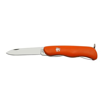 1/AK folding knife with stainless steel handle lock plastic ORANGE
