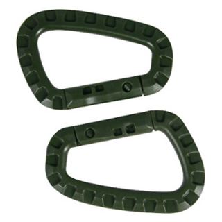 ABS tactical carabiners 2 pcs OLIV