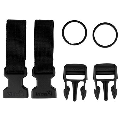 VX Buckle Up Clip Set BLACK