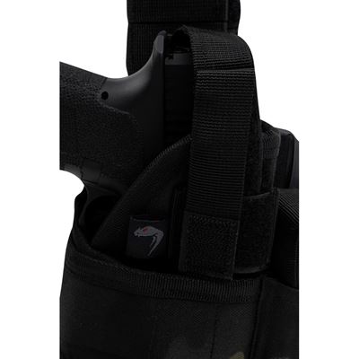 Pistol holster thigh VCAM BLACK