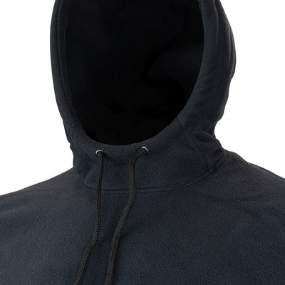 Kangaroo sweatshirt with a hood FLEECE BLACK