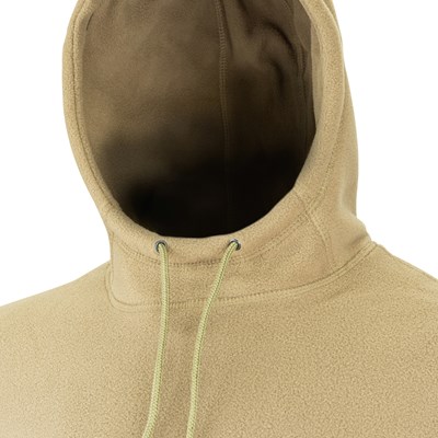 Kangaroo sweatshirt with a hood FLEECE COYOTE