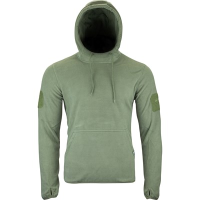 Kangaroo sweatshirt with a hood FLEECE GREEN