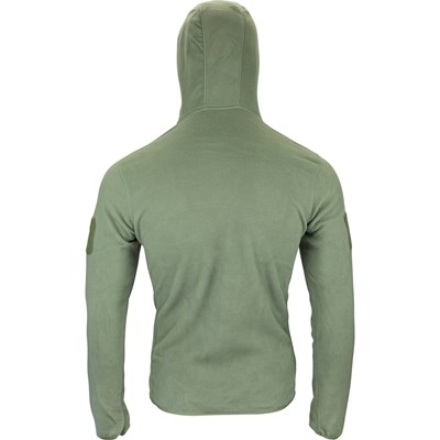 Kangaroo sweatshirt with a hood FLEECE GREEN