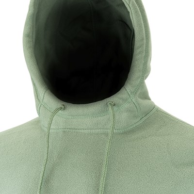 Kangaroo sweatshirt with a hood FLEECE GREEN