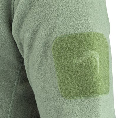 Kangaroo sweatshirt with a hood FLEECE GREEN