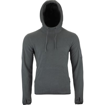 Kangaroo sweatshirt with a hood FLEECE TITANIUM