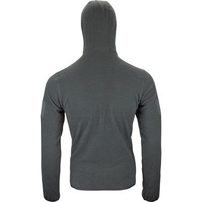 Kangaroo sweatshirt with a hood FLEECE TITANIUM