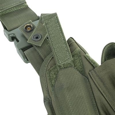Tactical thigh holster pistol OLIVE