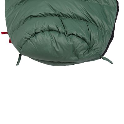 Sleeping bag plume VIKING 300 green/black 180/R