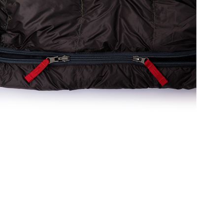 Sleeping bag plume VIKING 300 green/black 180/R