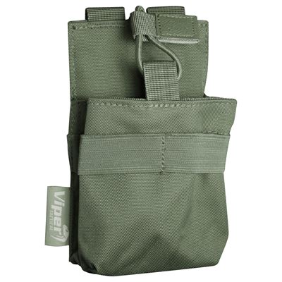 Pouch for a radio/GPS OLIVE