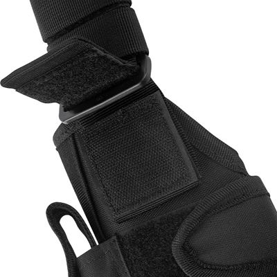 Pistol holster thigh BLACK