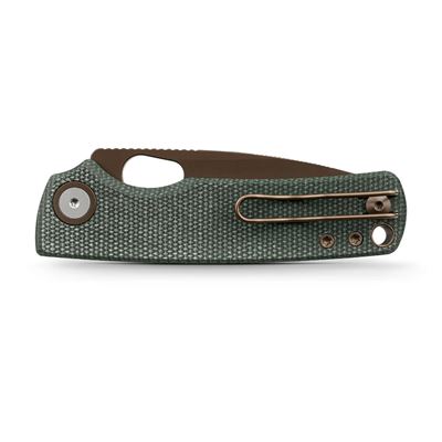 Folding Knife PORCUPINE Fine Edge OLIVE