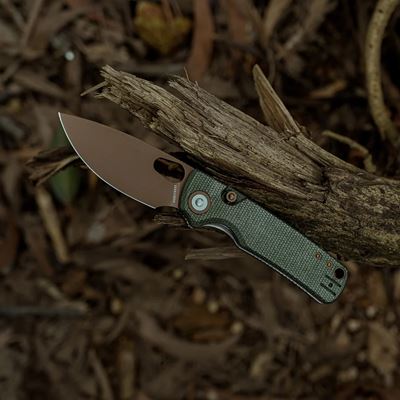 Folding Knife PORCUPINE Fine Edge OLIVE