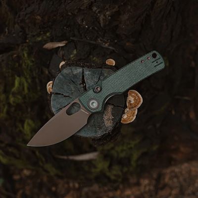 Folding Knife PORCUPINE Fine Edge OLIVE