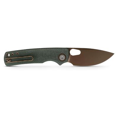 Folding Knife PORCUPINE Fine Edge OLIVE