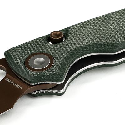 Folding Knife PORCUPINE Fine Edge OLIVE