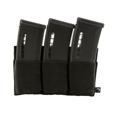 Elastic open pouch for 3 M4/M16 magazines BLACK Viper® VTMAGPLBLK 3