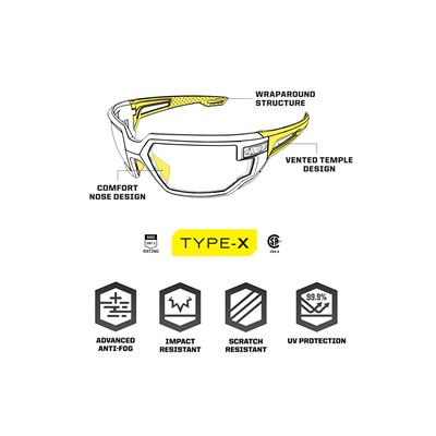 Glasses TYPE-X Vision CLEAR