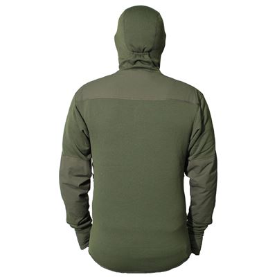 SNEAKER Polartec® alpine green hooded jacket