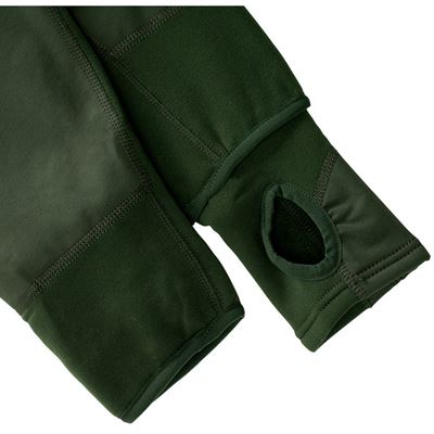 SNEAKER Polartec® alpine green hooded jacket