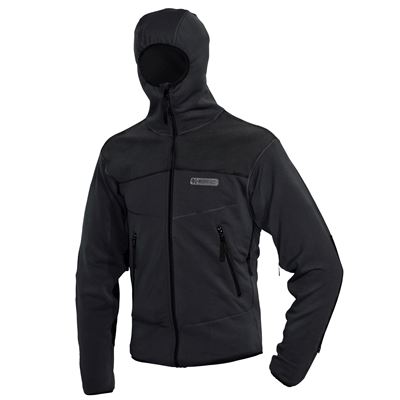 SNEAKER Polartec® hooded jacket BLACK