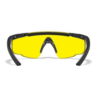 Tactical sunglasses SABER ADVANCED BLACK frame YELLOW lenses