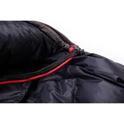 Sleeping bag plume VIKING 600 blue/black 195/L