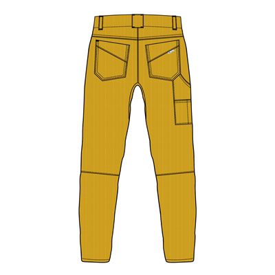 DRIFT corduroy trousers GOLD