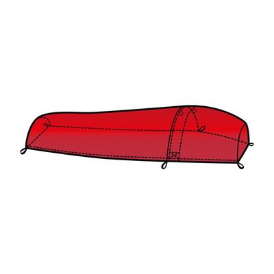 Emergency bag for one person SURVIVAL BAG SINGLE RED