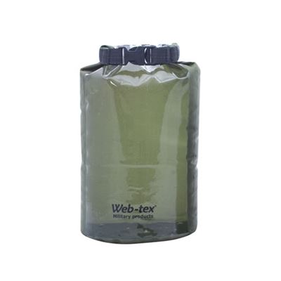 Waterproof bag web-tex OLIVE 7.5 ltr