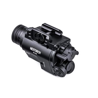 Tactical flashlight NEXTORCH WL14 for pistol with red laser BLACK NEXTORCH WL23 3