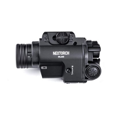 Tactical flashlight NEXTORCH WL14 for pistol with red laser BLACK NEXTORCH WL23 2