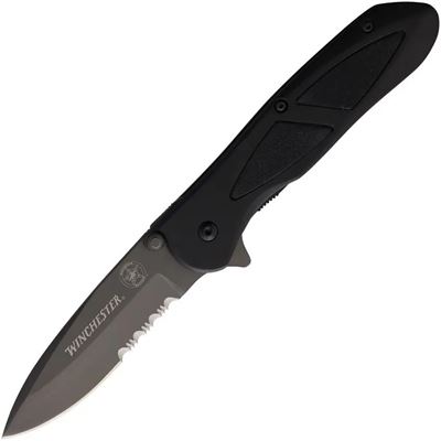 Framelock WN1436 partially serrated blade