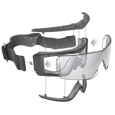 Glasses tactical BOLLE X-810