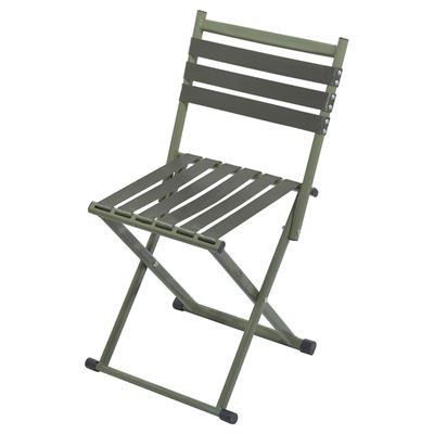 Folding chair with backrest ARMY NATURE