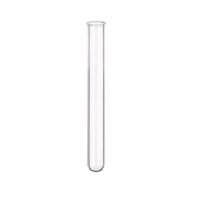 Round glass test tubes 16cm / 15mm