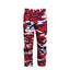 Pants tactical BDU RED WHITE BLUE CAMO
