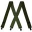 Adjustable Elastic X-Back Pant Suspenders OLIVE