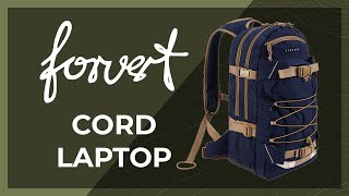 Youtube - Backpack FORVERT LOUIS CORD LAPTOP - Military Range