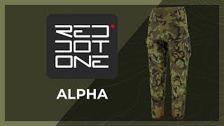 Youtube - Tactical trousers RED DOT ONE ALPHA - Military Range